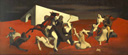 Le Minotaure - huile sur toile de 1936 par Robert Humblot