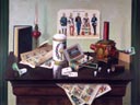Galerie des souverains - huile sur toile de 1998 par Henri Jannot
