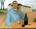 La collation matinale - huile sur toile de 1937 par Henri Jannot