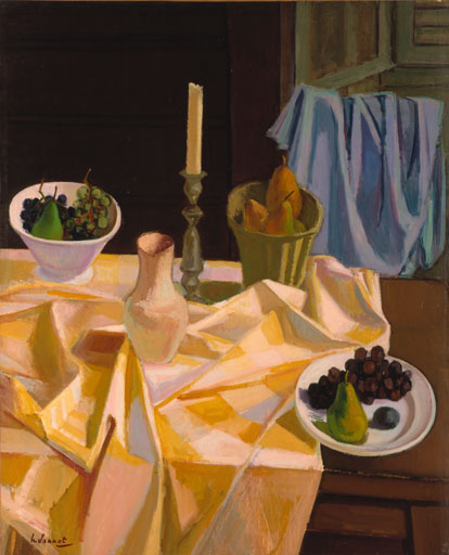 La nappe jaune, 1947, par Henri Jannot