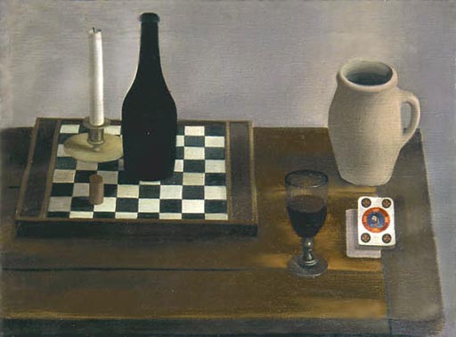 Nature morte au damier par Henri Jannot